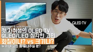 첫 자취생의 OLED/QLED/LED TV 심각한 고민. 화질이냐? vs 크기냐? 누가 내 고민좀 끝내주실 분?(Which to get? OLED/QLED/LED)