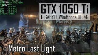Metro Last Light | Benchmark High SSAA-Off 1080p | GTX 1050 Ti | i5-4460