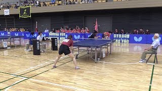 笹尾明日香(早稲田大)vs高原小麦(日本大)2019年 春季 関東学生卓球リーグ戦 女子1部 第1戦|（ラリーズ）