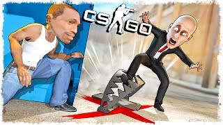 СИДЖЕЙ ТРОЛЛЬ vs НАИВНЫЙ ХИТМАН МАНЬЯК В CS:GO!!!