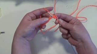 Как вязать лицевые и изнаночные петли. How to knit purl loops and facial loops.