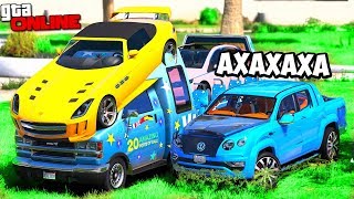 БИТВА КРАФТ АВТО В ГТА 5 ОНЛАЙН - НОВЫЙ БЕНТЛИ И СУПЕР АВТОБУС! ⚡ГАРВИН
