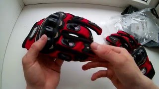 Обзор мотоперчаток из Китая, с сайта "Aliexpress"