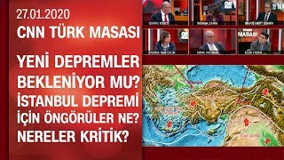 6,8 neyin habercisi? İstanbul depreminde neler olacak? Nereler kritik? - CNN TÜRK Masası 27.01.2020
