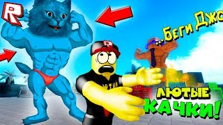 КОТЁНОК ЛАЙК и ДЖО ТРОЛЛЯТ КАЧКОВ РОБЛОКС СИМУЛЯТОР КАЧКА !!! ИГРЫ РОБЛОКС #92
