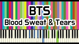 BTS(방탄소년단) - 피 땀 눈물(Blood Sweat and Tears) piano cover