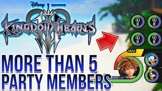 Kingdom Hearts 3 - MORE THAN 5 PARTY MEMBERS AT ONE TIME?!