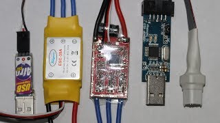 Loading SimonK firmware into hobbypower 30A ESC .