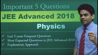 JEE Advanced 2018 Physics - Most Important Sample Questions Pattern | Misostudy