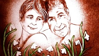 Песочная анимация - На струнах дождя (художник Тори Воробьёва, муз. Григорий Лепс)