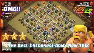 Clash of Clans⭐The Best & Strongest Army for War New TH12⭐Qwalk Wall Brecker BoWiPe & Miner