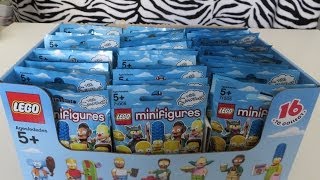 Lego Simpsons Minifigures Series 13 Box 60 Packs Opening Review Haul