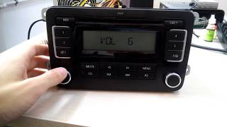 AUX и USB на штатную магнитолу (AUX and USB Volkswagen Polo RCD 30)