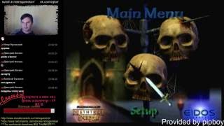 Страшно сложно Deathtrap Dungeon на PS1 SCPH-1000 прохождение до 7 уровня