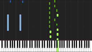 Fly - Ludovico Einaudi [Piano Tutorial] (Synthesia) // Just Keynime