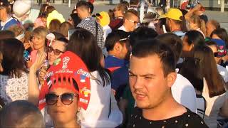 Ростов-на-Дону болельщики  Бельгия Япония чемпионат мира FIFA 2018 Belgium   Japan Rostov on Don