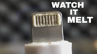 Melting a Lightning Cable (in Macro)