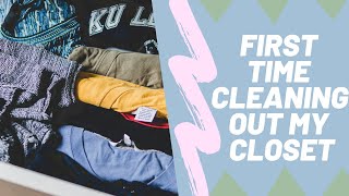 Cleaning out my closet for the FIRST TIME // Minimalism Journey // Missy Mack