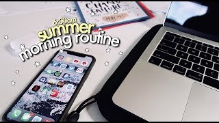6AM Summer Morning Routine ☆ Productive & Realistic