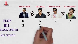 Allu Arjun Vs Prabhas Vs Mahesh Babu Vs Ram Charan Comparison 2018 Full Detail Biography Filmography