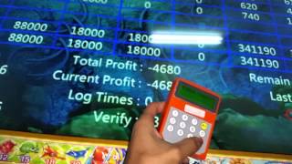 2018 New 3D Kong fishing game machine can add the code box to imput the active code when times up|