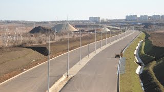 КРЫМСКИЙ МОСТ.Строительство сегодня 02.02.18.Автоподходы к мосту! Новый взгляд !