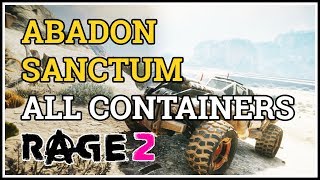 All Storage Containers Abadon Sanctum Rage 2