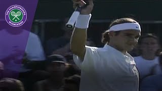Roger Federer's first Wimbledon win