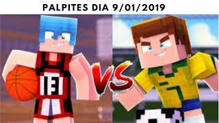 palpites de futebol e de basquete dia 9 de janeiro
