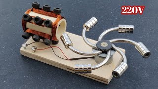 Free Energy Generator Using Combination of Neodymium magnet