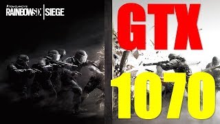 RYZEN 5 2600 GTX 1070 16 GB RAM Rainbow Six Siege