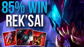 CHALLENGER 85% WIN RATE REK'SAI! | CHALLENGER REK'SAI JUNGLE GAMEPLAY | Patch 9.24 S9
