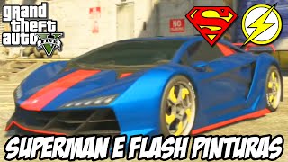 GTA V - Superman e Flash Pinturas Diferenciadas