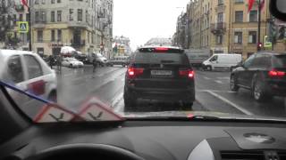 Сложные условия для управления автомобилем.
