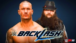 RANDY ORTON vs BRAY WYATT BACKLASH 2016 !!! WWE 2K16 | MrWikky92