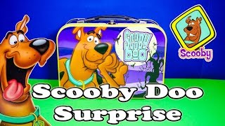 Opening The Scooby Doo Surprise Lunch Box  Backpack Toys with the Assistant