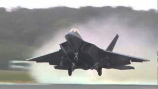 F22 Raptor Impressive Takeoff