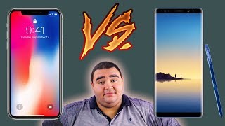iPhone X vs Galaxy Note 8 | المقارنة القصوى !!