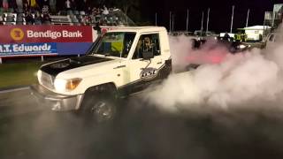 DIESEL ASSAULT GSL FABRICATIONS LANDCRUISER BURNOUT