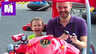 VLOG Парк аттракционов Одесса Лунапарк машинки квадроциклы