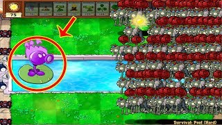 9999 Balloon Zombie vs Pea Cactus Epic Hak PvZ
