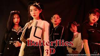 Red Velvet (레드벨벳) - Butterflies [3D AUDIO USE HEADPHONES] | godkimtaeyeon