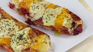 Как приготовить тосты с беконом и сыром Чеддер и Гауда
