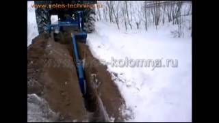 Траншеекопатель баровый быстросъемный для МТЗ