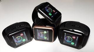 New Smart Watch GT08. Умные смарт часы браслет из Китая по распродаже. Как настроить умные часы