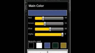 Advanced Clock Widget Demo (Android)