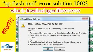 Sp flash tool error problem solution