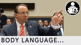 Body Language: Rod Rosenstein & Christopher Wray Hearing Revelations