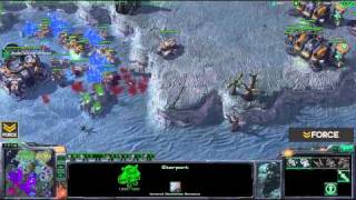 StarCraft 2 - LIVE 3v3 Force [T] Tempest [P] TheHybrid [T] - Commentary