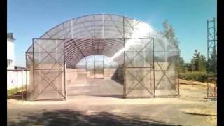 Промышленные теплицы из поликарбоната под ключ